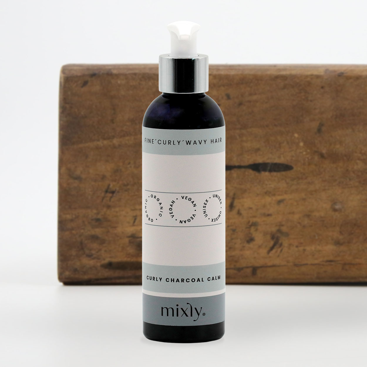 Mixly Curly Charcoal Calm Shampoo 200 ml.