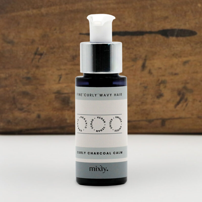 Mixly Curly Charcoal Calm Shampoo 50 ml.